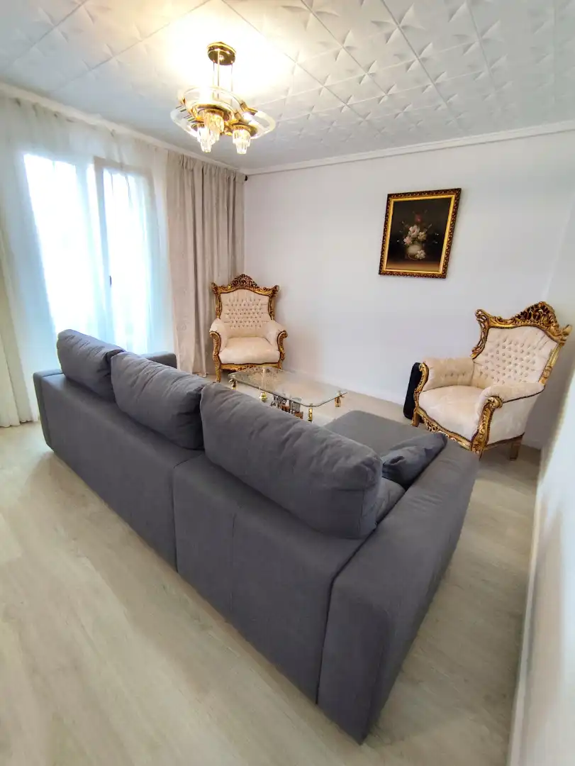 Sala de estar de Piso en venta en Valencia con Aire acondicionado, Amueblado y Horno