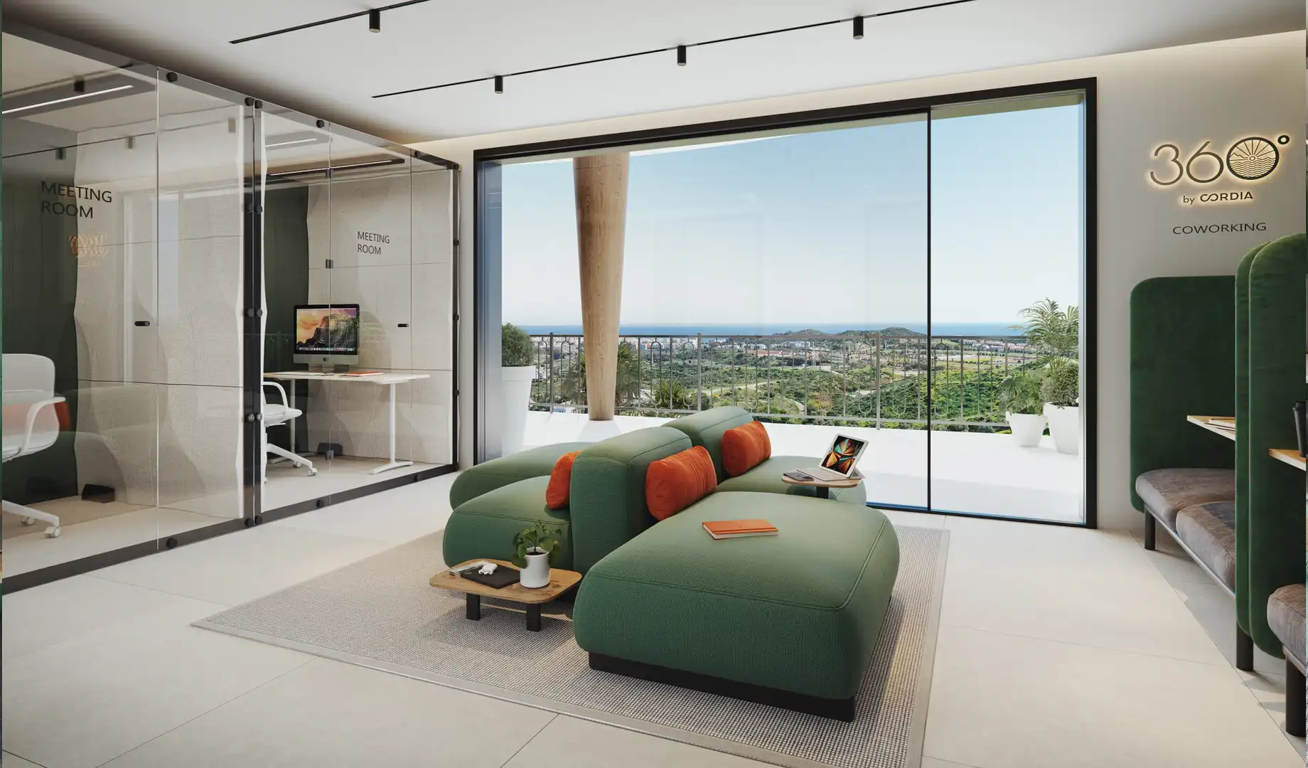 Living room of Apartments for sale in Marbella  with Air Conditioner, Heating and Private garden