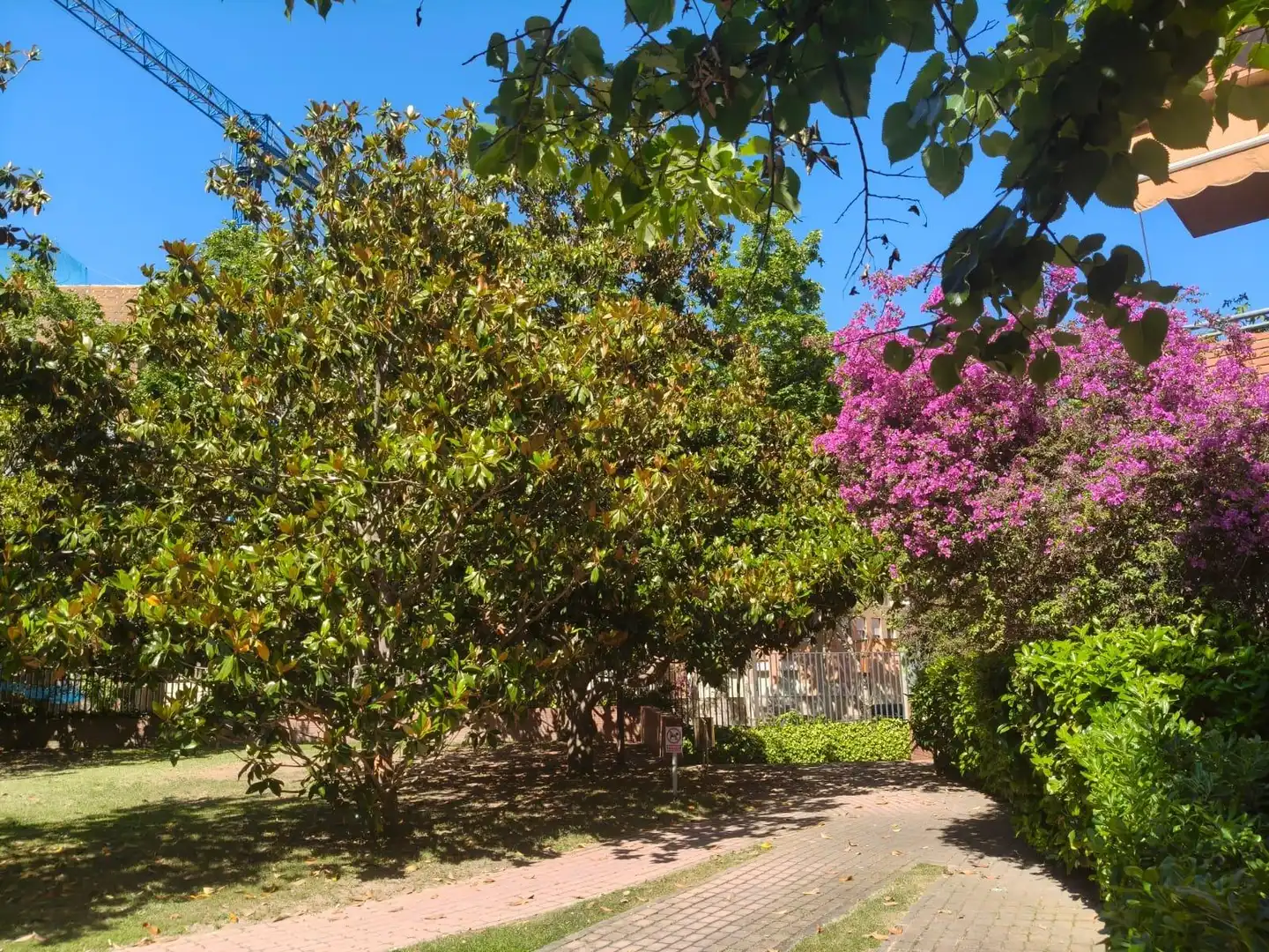 Garten von Wohnung zum Verkauf in Barcelona mit Privatgarten und Parkett