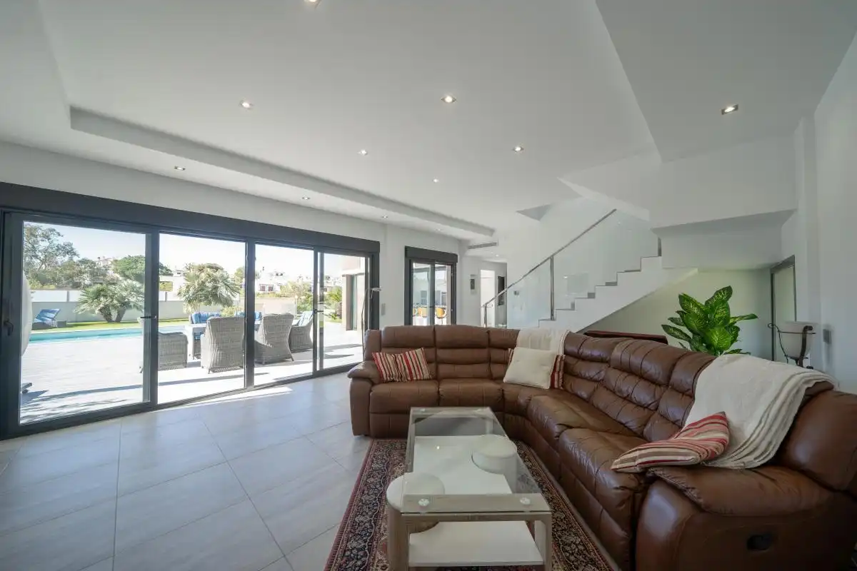 Living room of Houses for sale in Orihuela  with Air Conditioner, Heating and Private garden