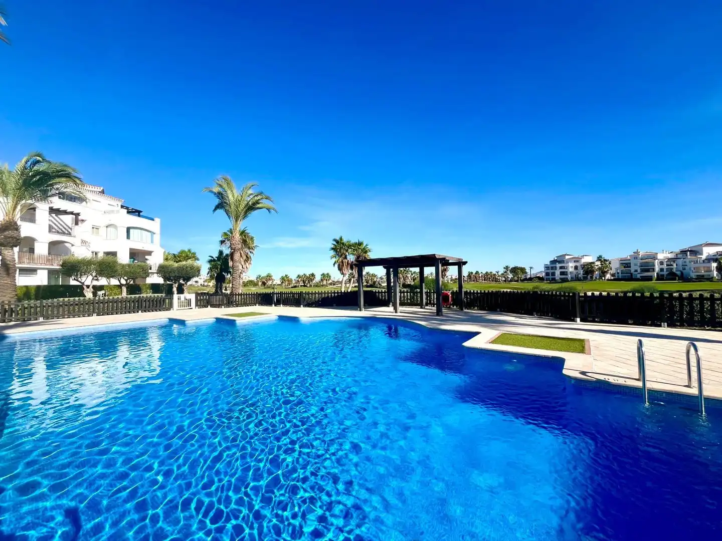 Swimming pool of Flat for sale in Torre-Pacheco  with Air Conditioner, Heating and Private garden