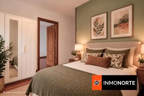 Schlafzimmer von Wohnung zum Verkauf in Ampuero mit Heizung, Möbliert und Gemeinschaftspool