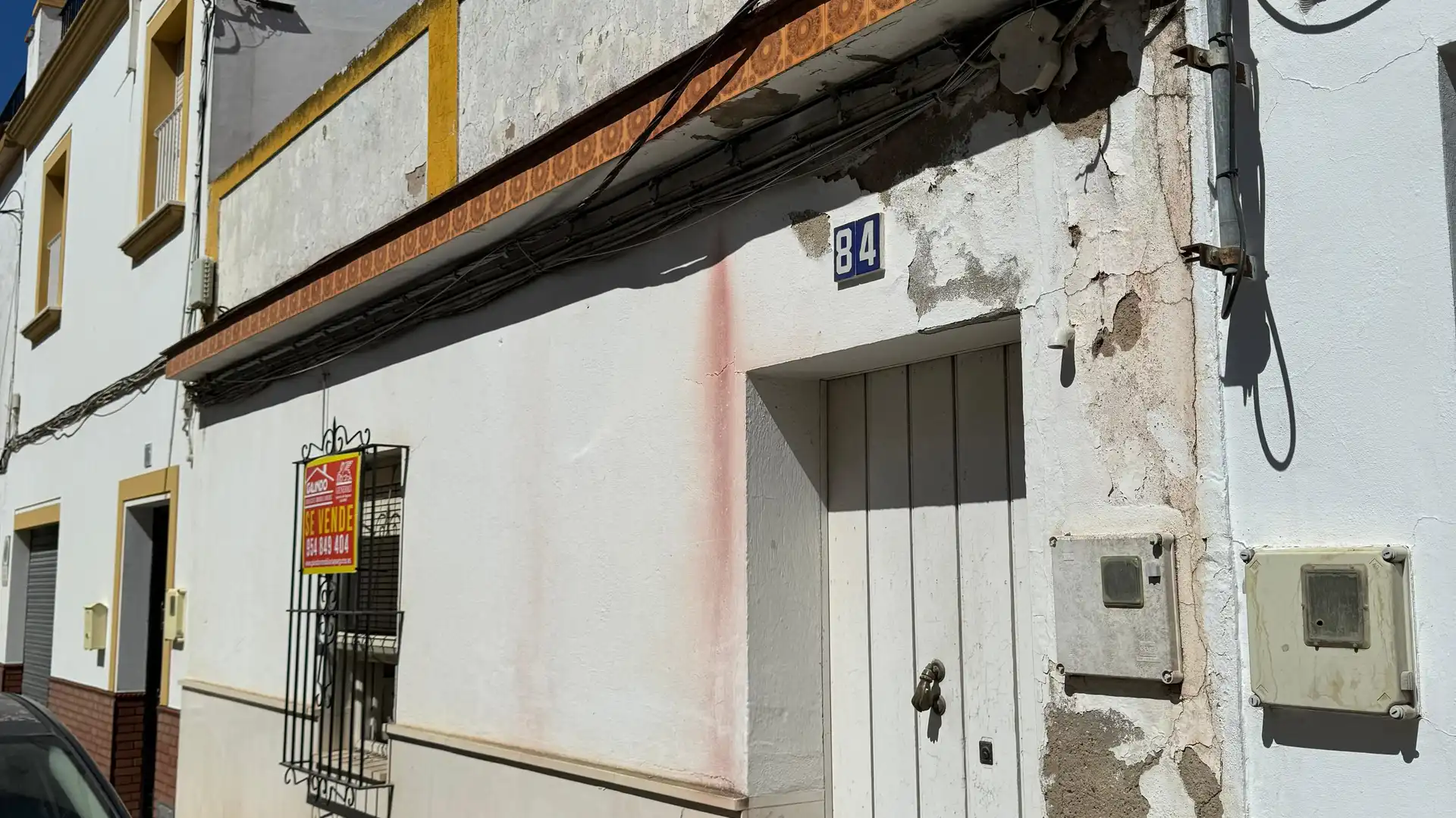 Vista exterior de Casa adosada en venta en Paradas