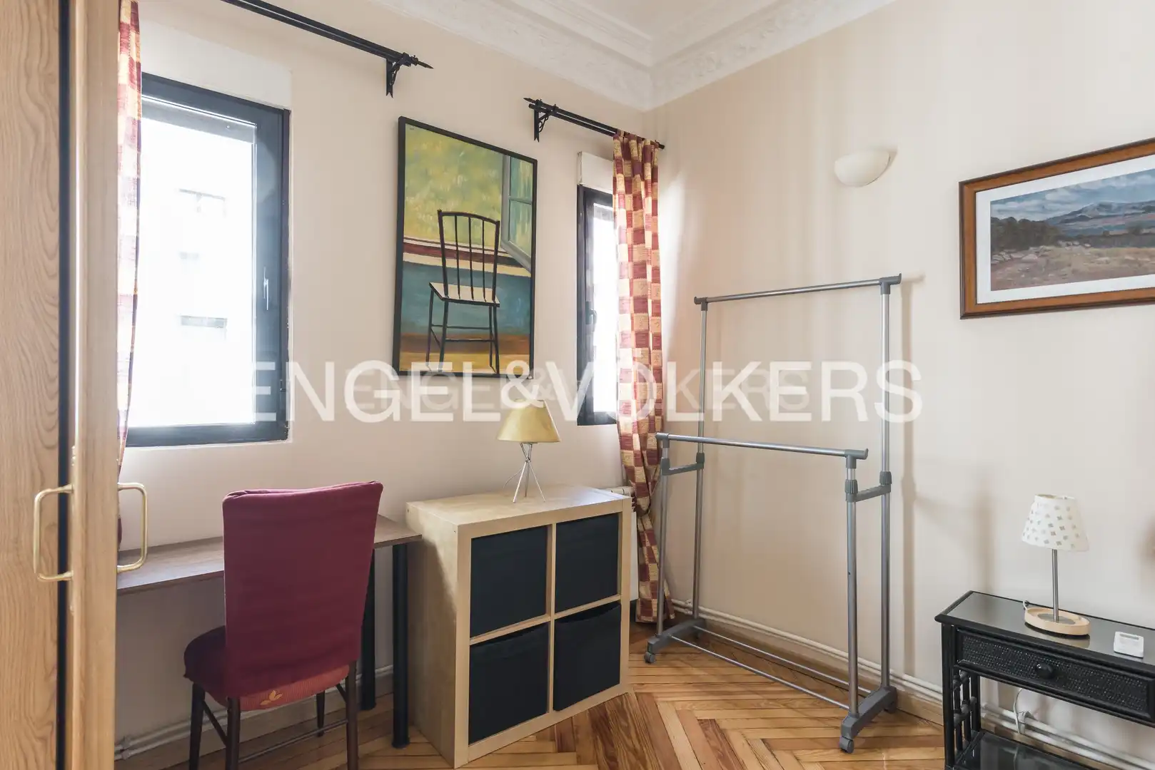 Bedroom of Flat for rent in Madrid  with Air Conditioner, Heating and Furnished