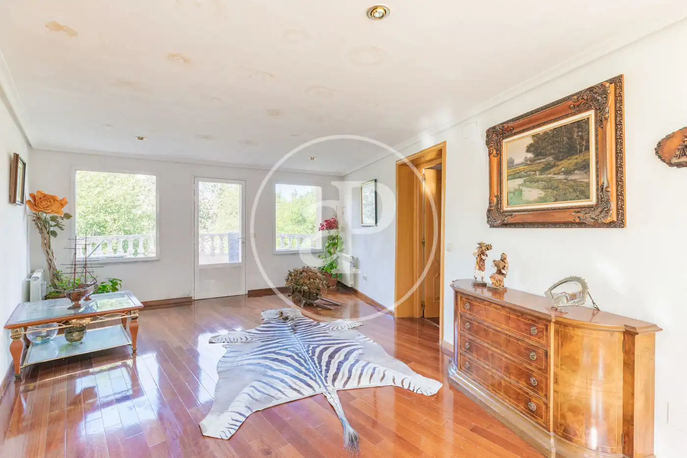 Living room of Houses for sale in Las Rozas de Madrid  with Air Conditioner, Heating and Private garden