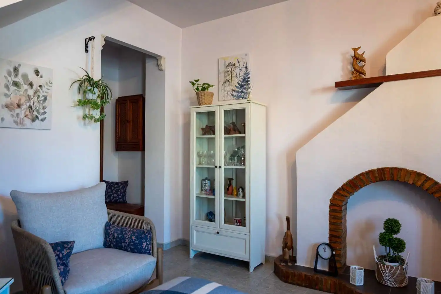 Sala de estar de Casa adosada en venta en Molvízar con Aire acondicionado, Terraza y Trastero