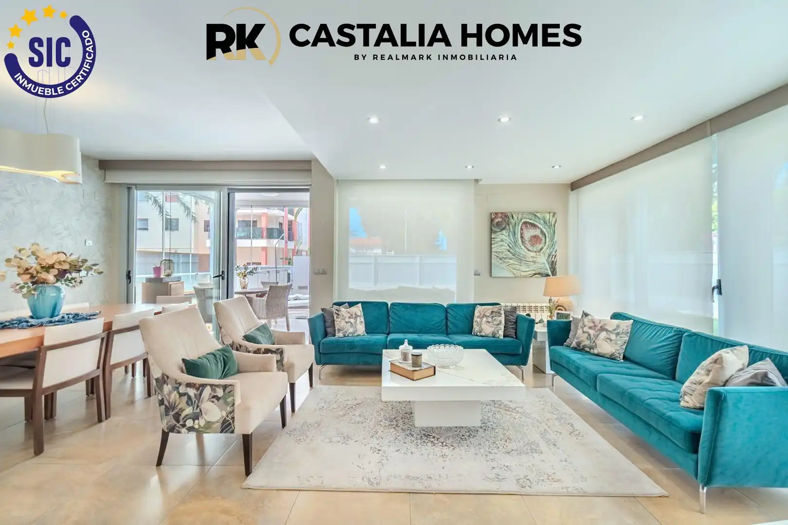Sala d'estar de Casa o xalet en venda en Benicasim / Benicàssim amb Aire condicionat, Calefacció i Jardí privat