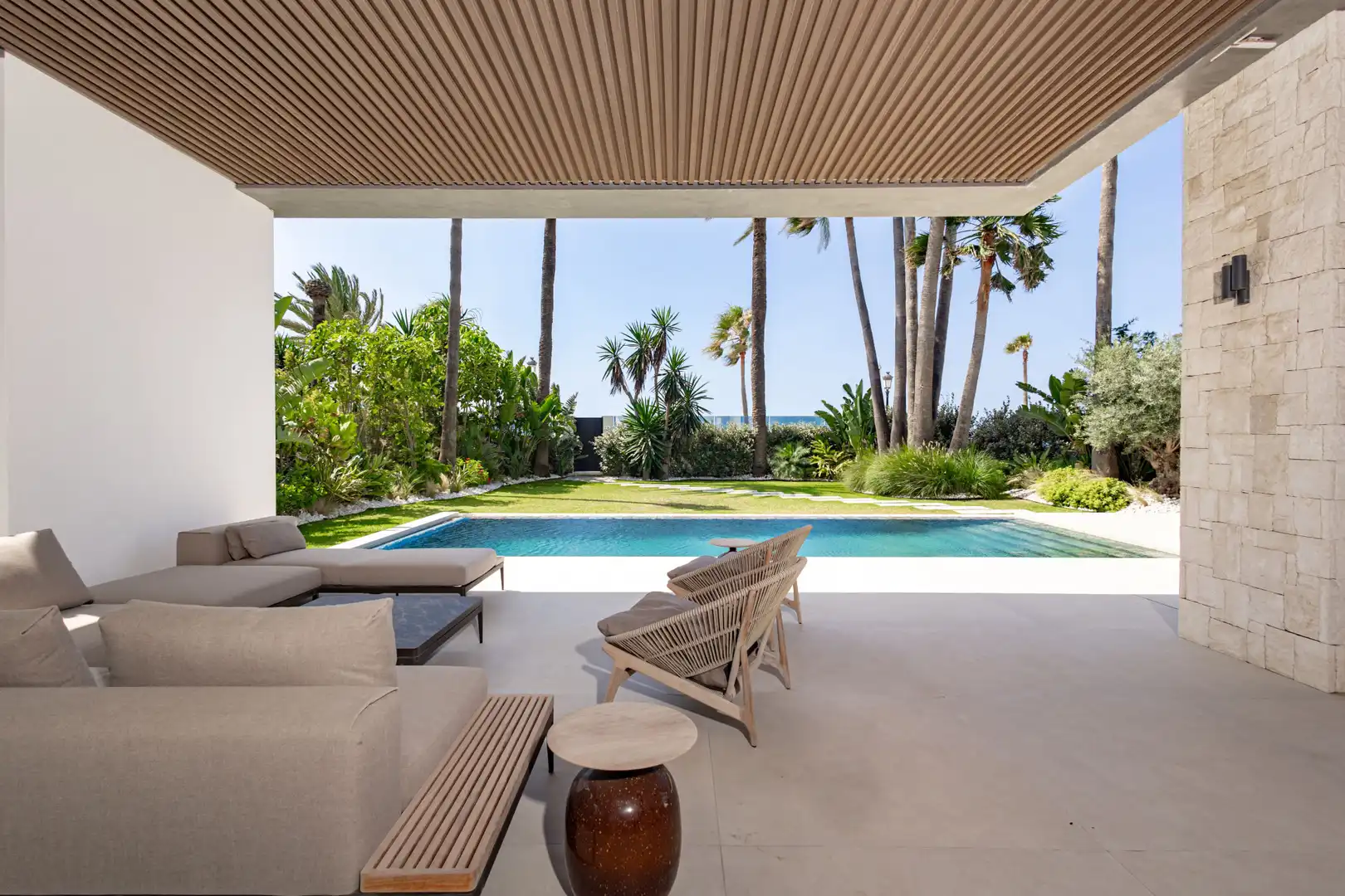 Terraza de Casa o chalet en venta en Marbella con Aire acondicionado, Terraza y Trastero