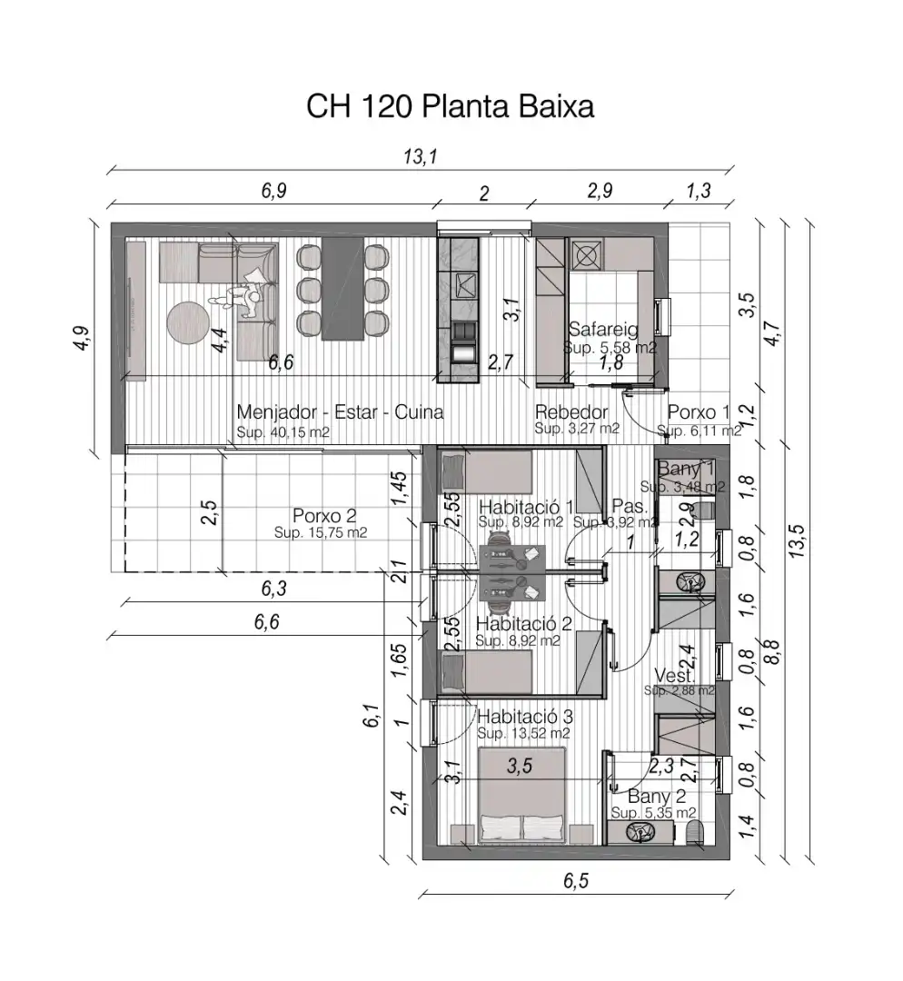 Casa o chalet en venta en Castellar del Vallès con Aire acondicionado, Calefacción y Jardín privado