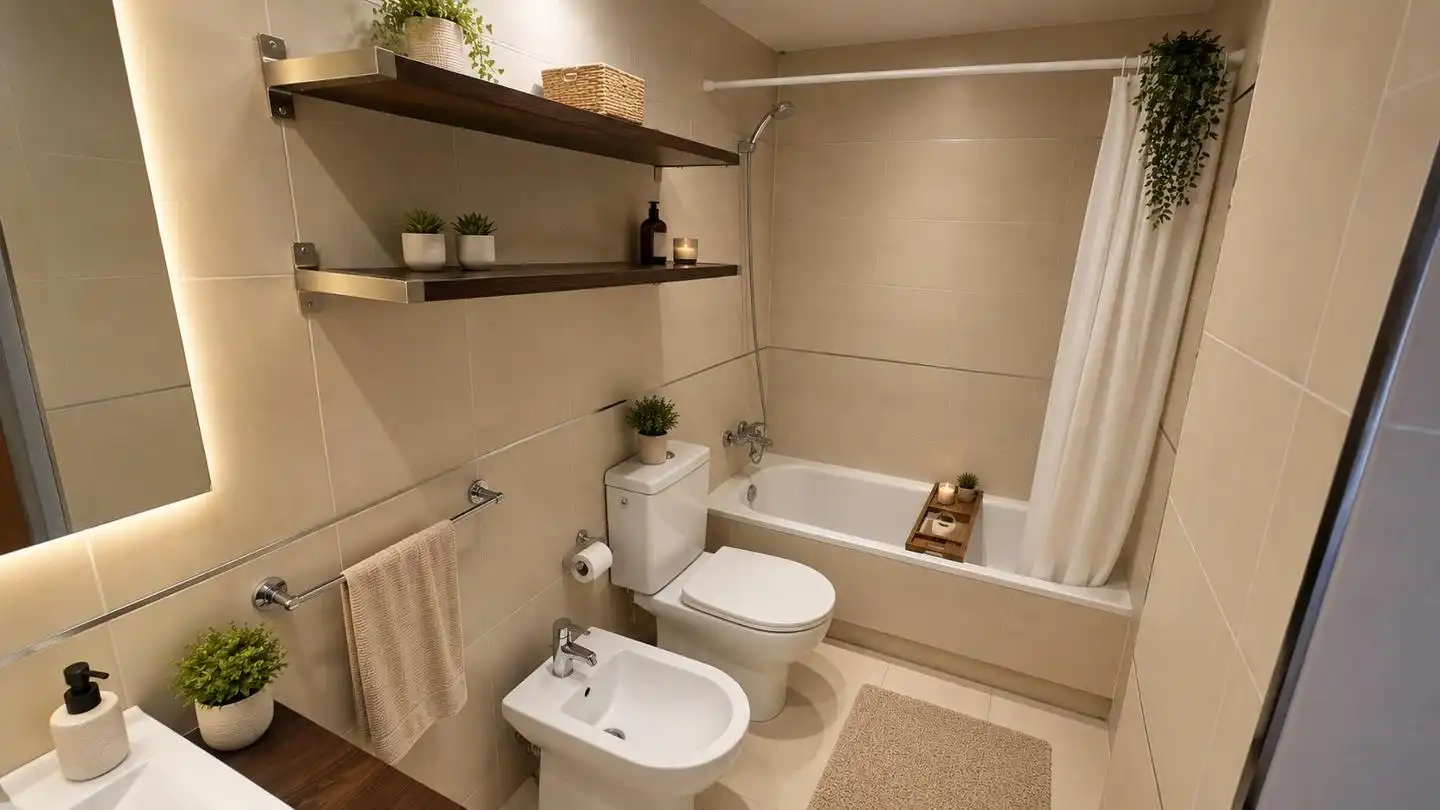 Bathroom of Flat for sale in Els Hostalets de Pierola  with Air Conditioner, Parquet flooring and Balcony