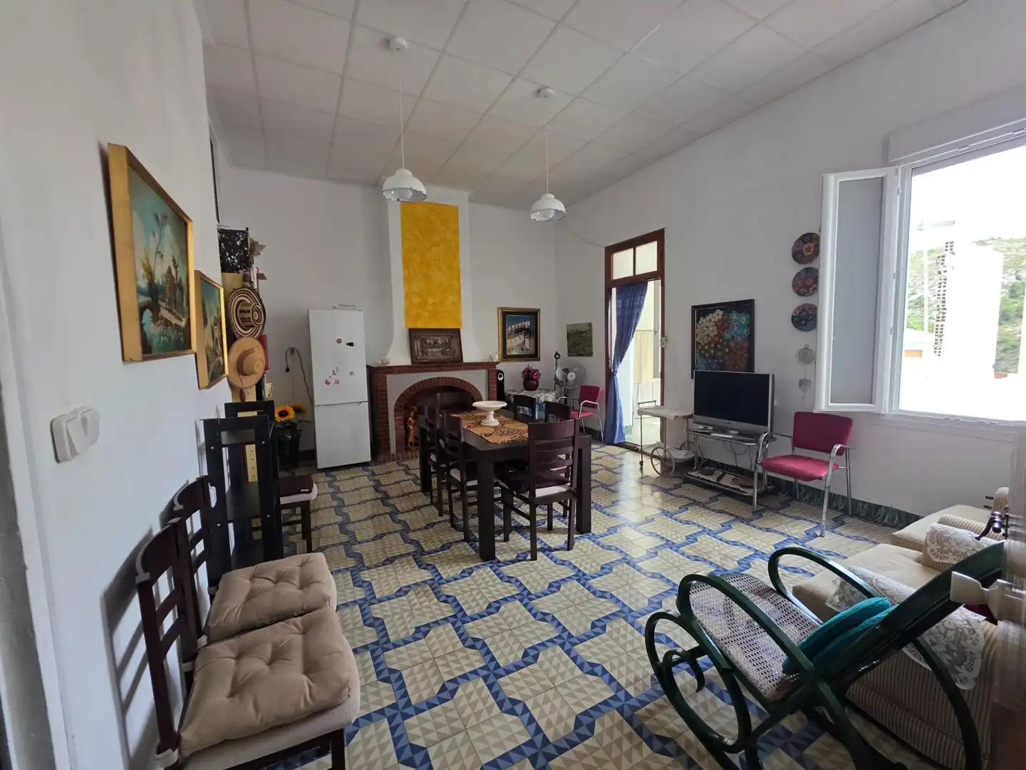 Sala d'estar de Casa adosada en venda en La Vall de Gallinera amb Terrassa, Traster i Balcó