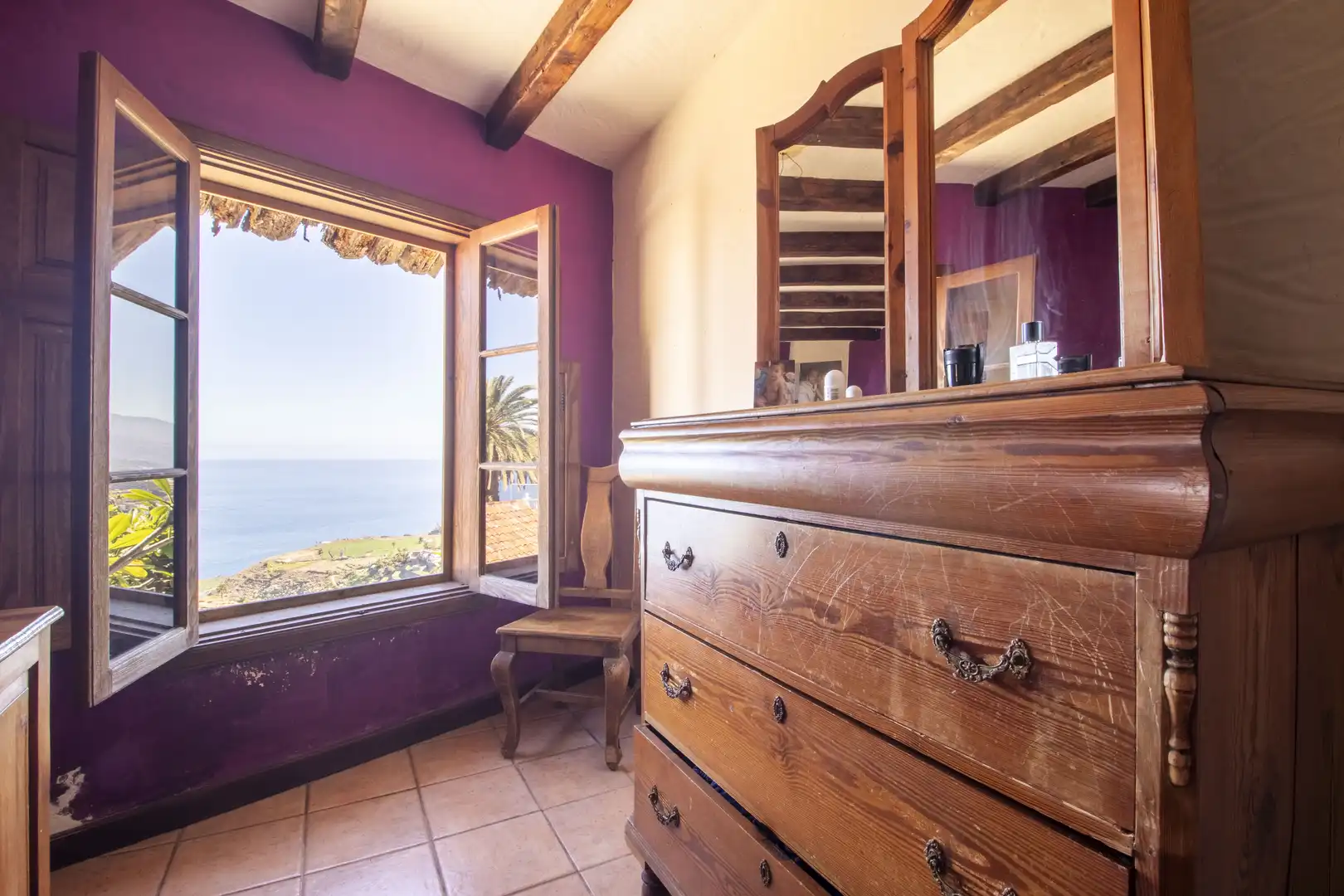 Bedroom of Country homes for sale in Los Realejos  with Private garden, Terrace and Storage room
