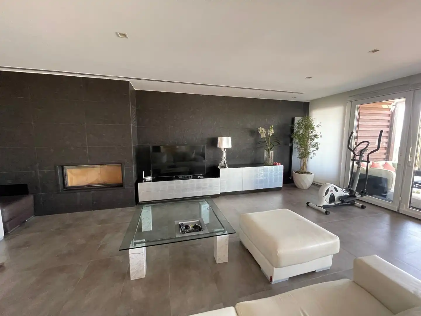 Wohnzimmer von Haus oder Chalet zur Miete in Elche / Elx mit Klimaanlage, Heizung und Privatgarten