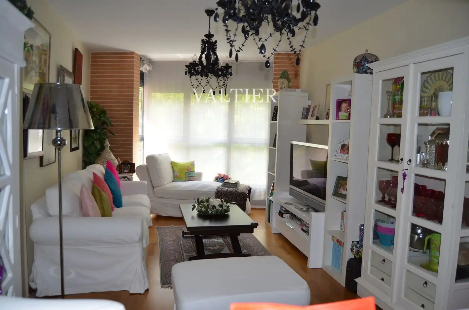 Sala de estar de Piso de alquiler en Madrid con Aire acondicionado