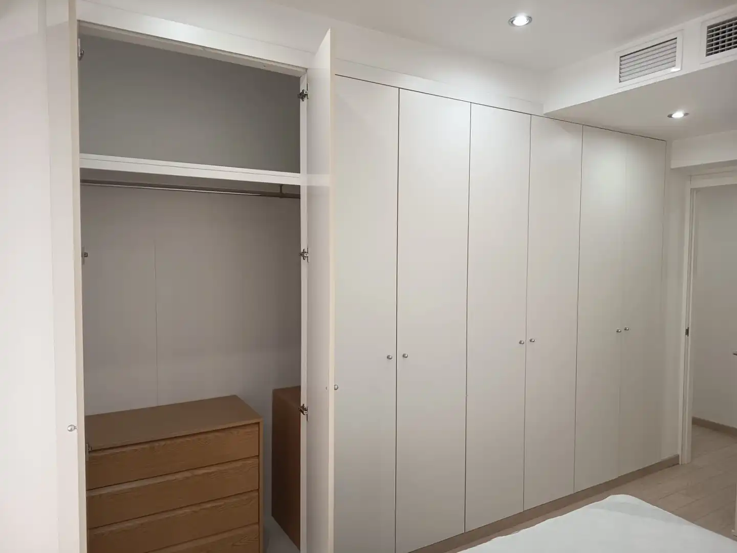 Bedroom of Flat for rent in Murcia  with Air Conditioner, Heating and Furnished