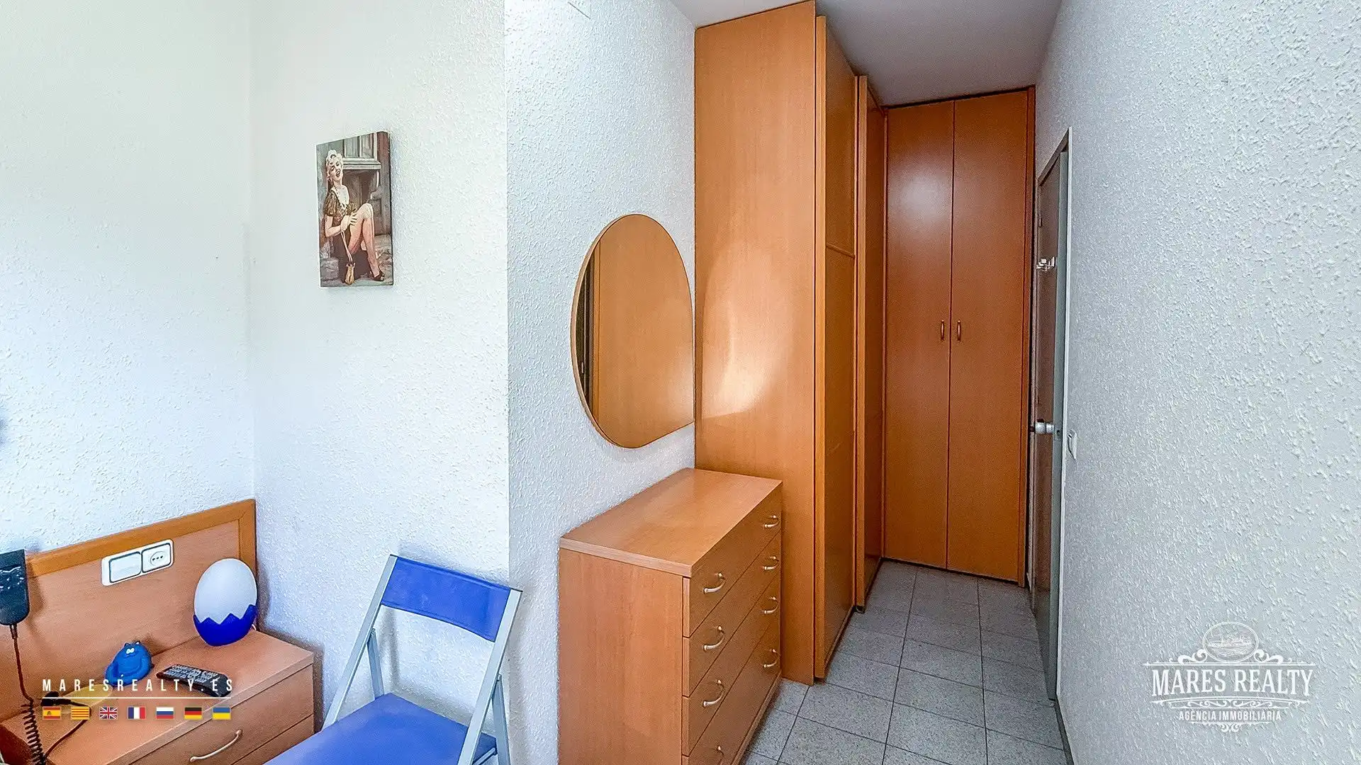 Bedroom of Flat for sale in Lloret de Mar  with Air Conditioner, Heating and Furnished
