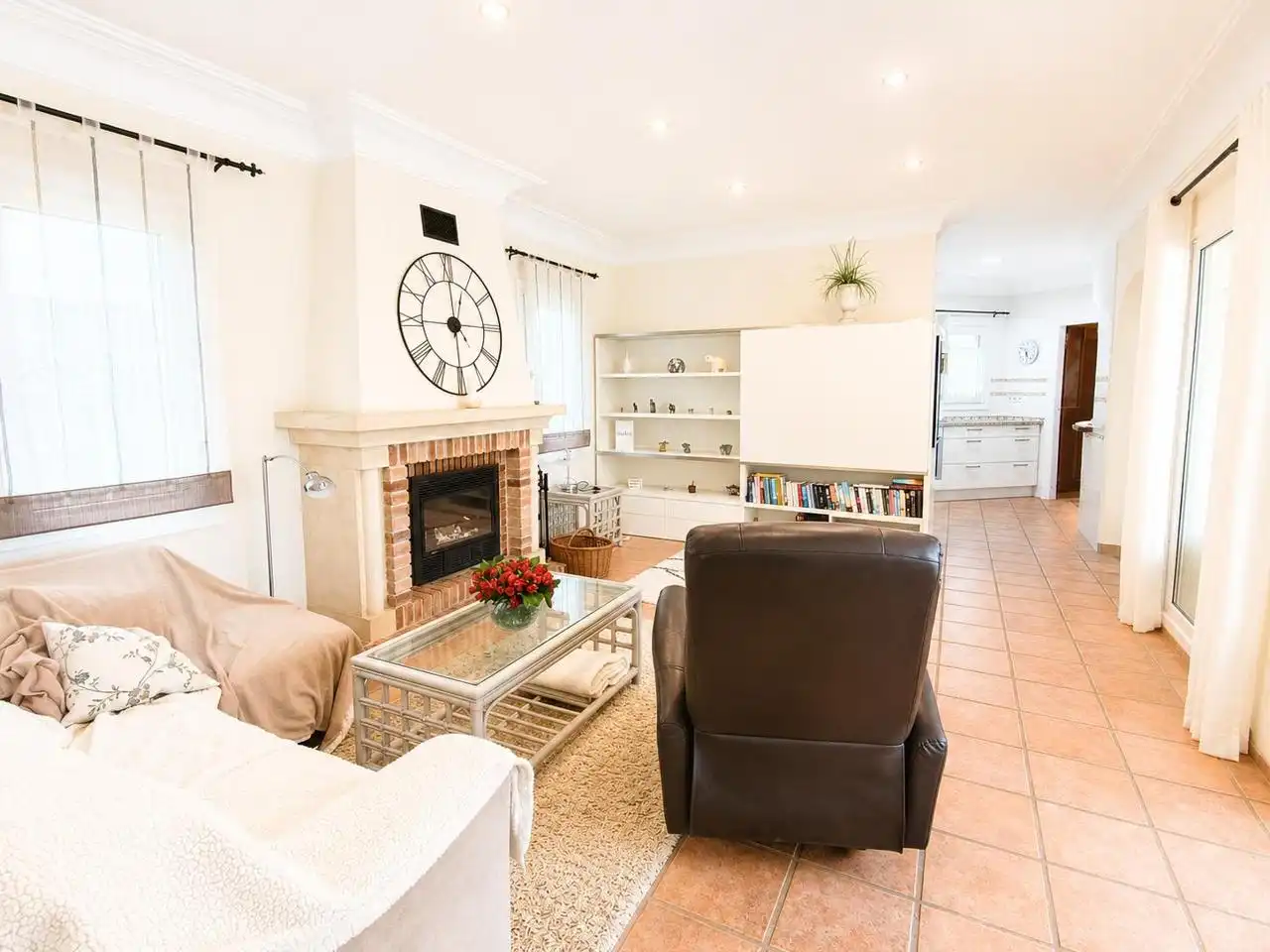Sala de estar de Casa o chalet en venta en Oliva con Terraza y Piscina comunitaria