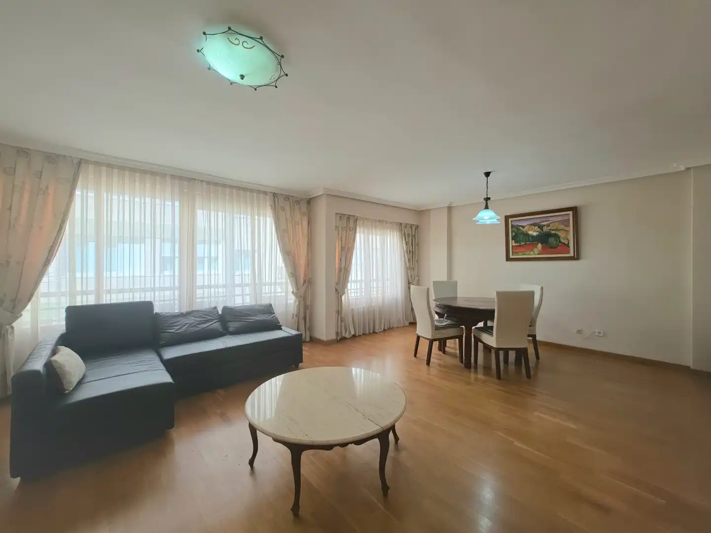 Living room of Flat for sale in Alicante / Alacant  with Air Conditioner, Heating and Parquet flooring