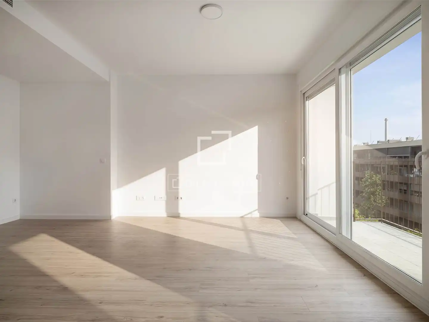 Wohnzimmer von Wohnung zur Miete in Sant Adrià de Besòs mit Klimaanlage, Heizung und Terrasse