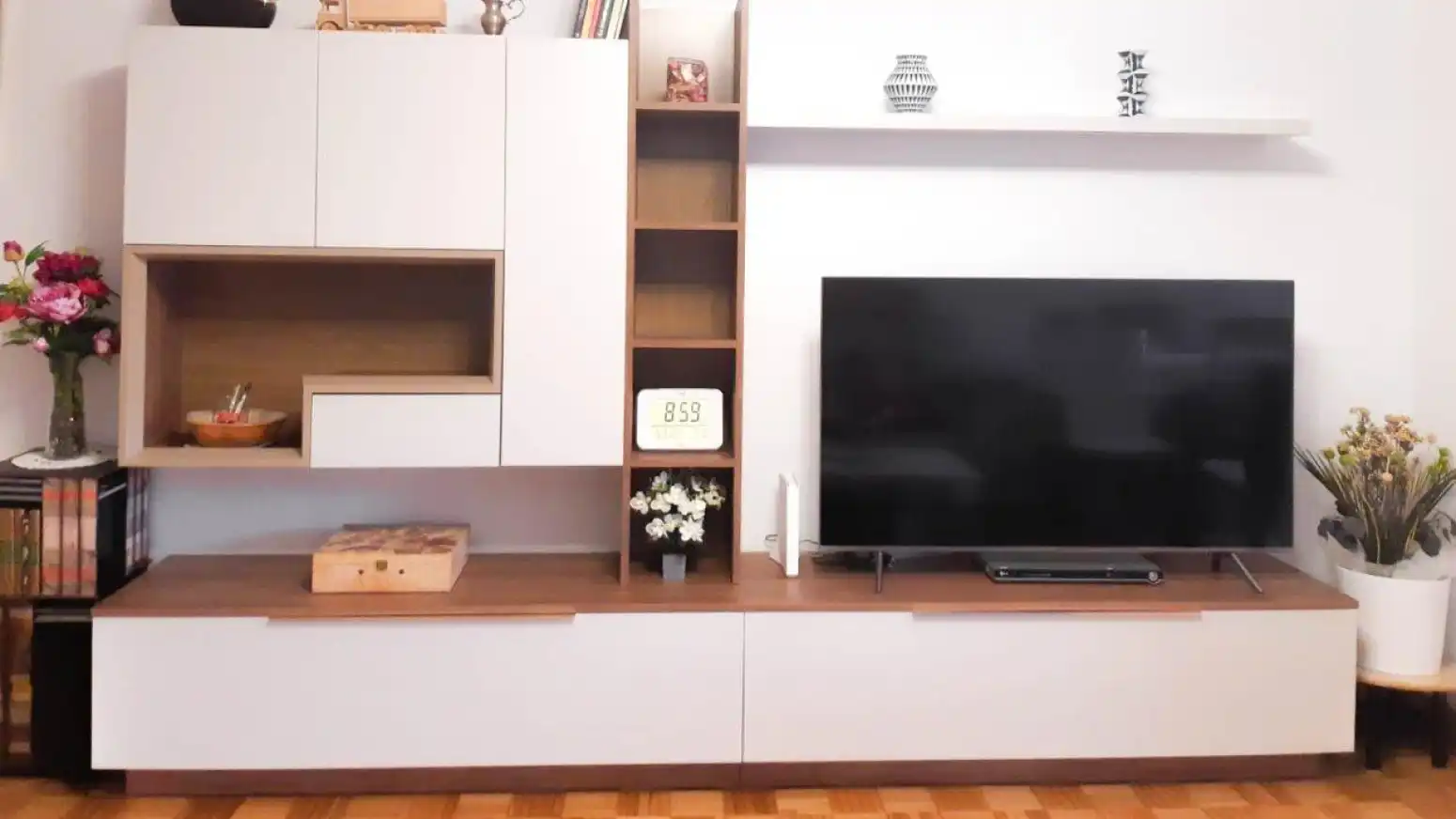 Sala d'estar de Pis de lloguer en Santander amb Calefacció, Parquet i Terrassa