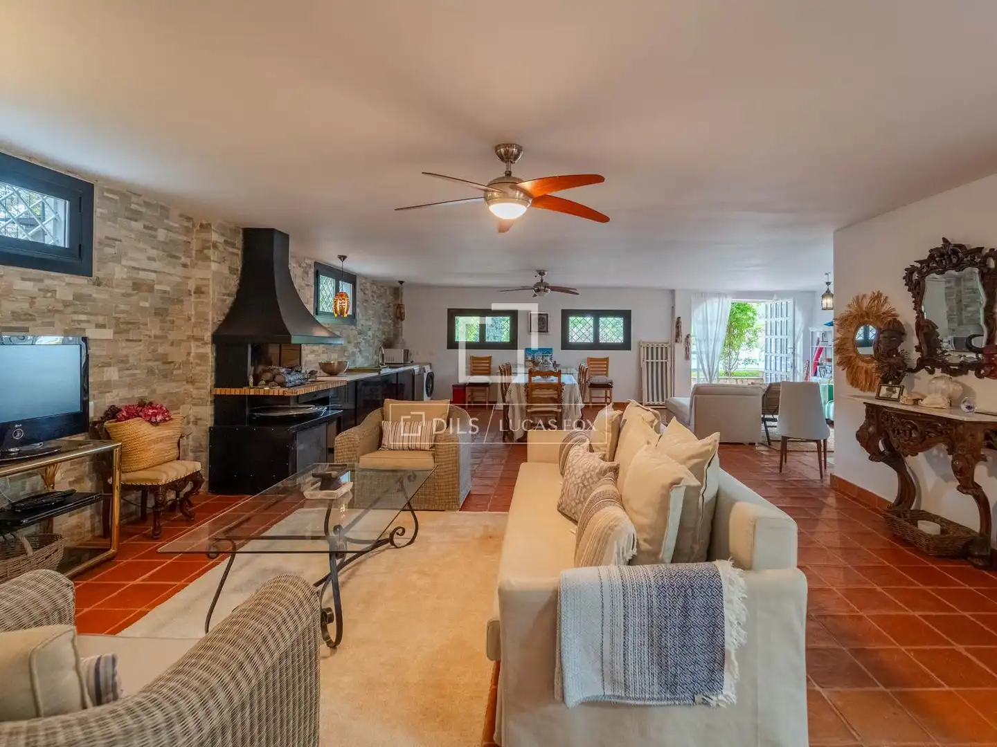 Living room of Houses for rent in L'Eliana  with Air Conditioner, Heating and Private garden