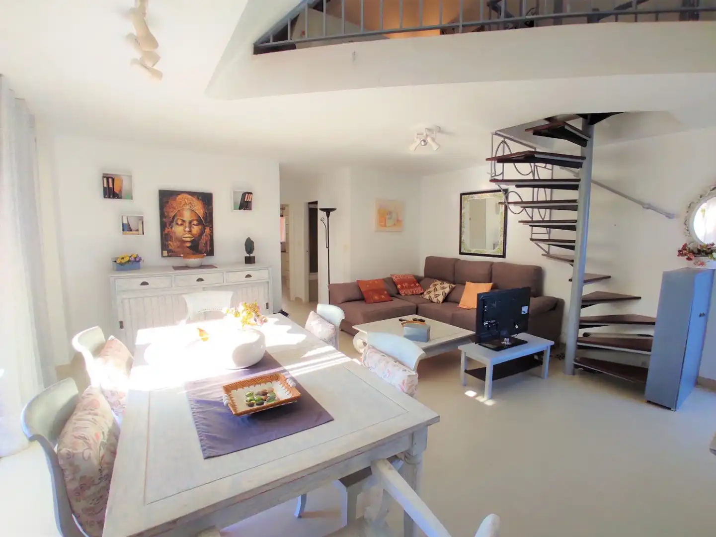 Sala de estar de Ático de alquiler en Sagunto / Sagunt con Terraza y Amueblado