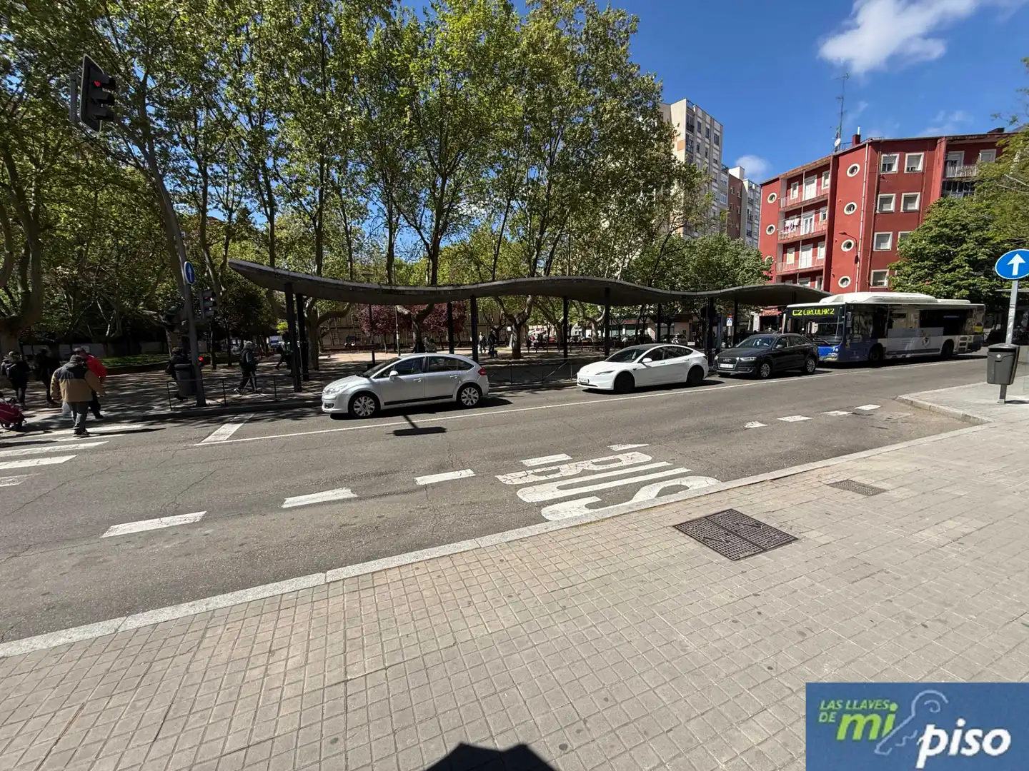 Parking of Flat for sale in Valladolid  with Heating, Parquet flooring and Furnished
