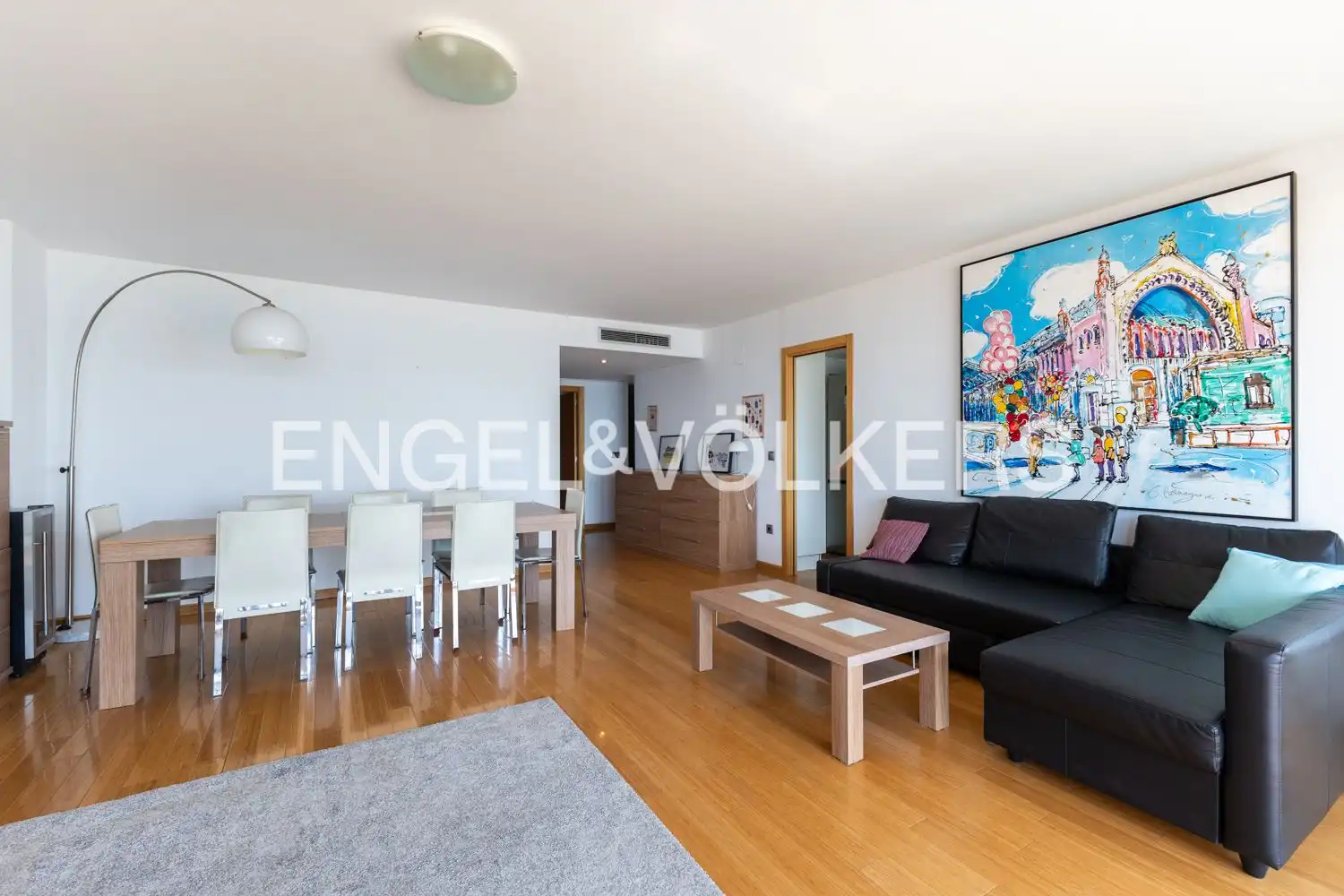 Living room of Flat for sale in Cullera  with Air Conditioner, Heating and Parquet flooring