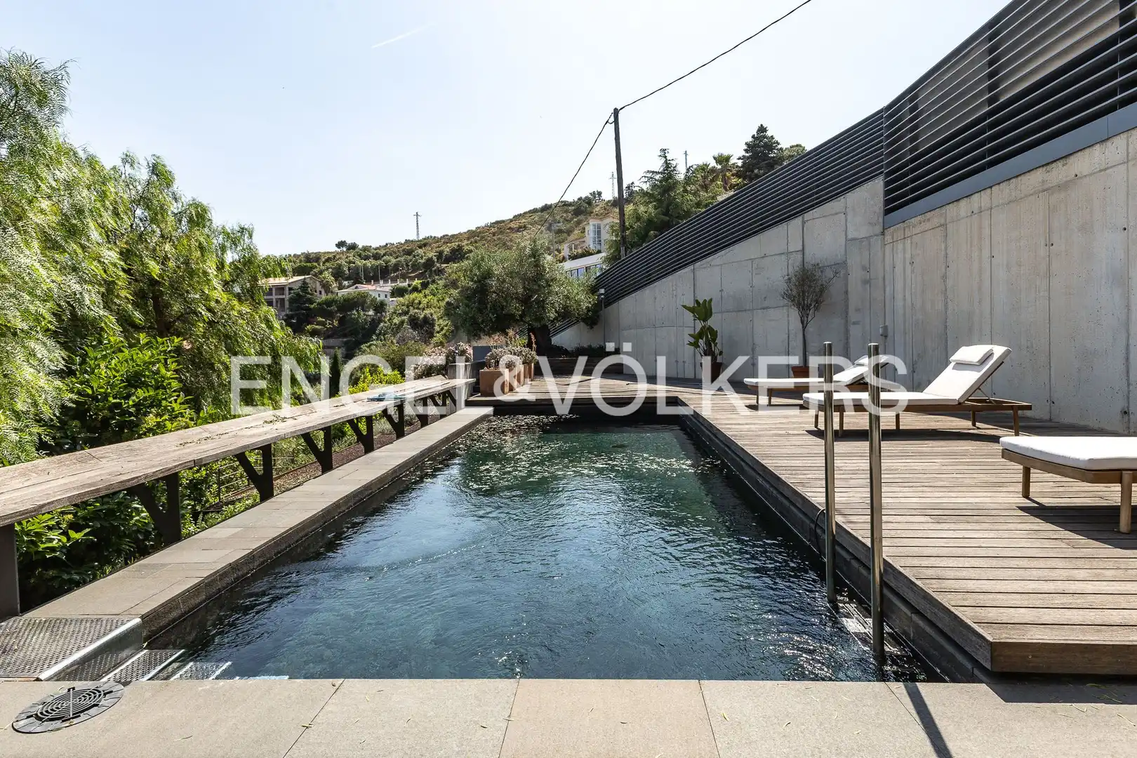 Piscina de Casa o chalet de alquiler en Alella con Aire acondicionado, Calefacción y Jardín privado