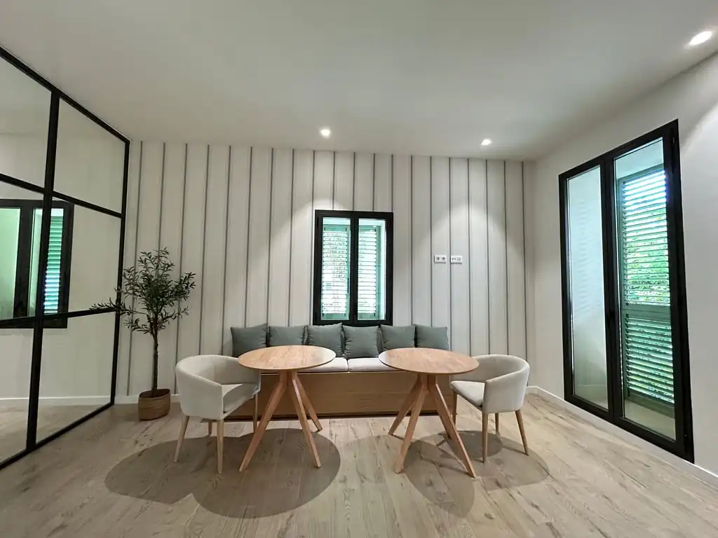 Comedor de Apartamento de alquiler en Dénia con Aire acondicionado, Jardín privado y Terraza