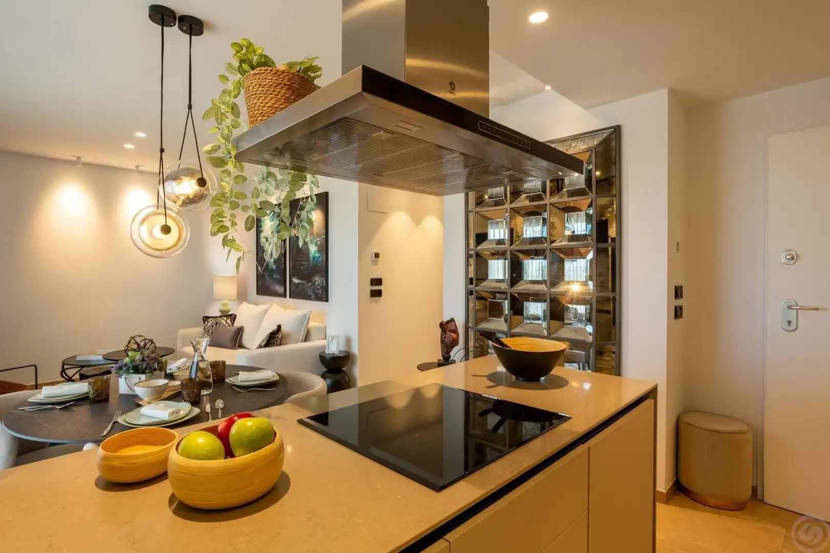 Küche von Wohnung zum Verkauf in Algorfa mit Klimaanlage, Heizung und Terrasse