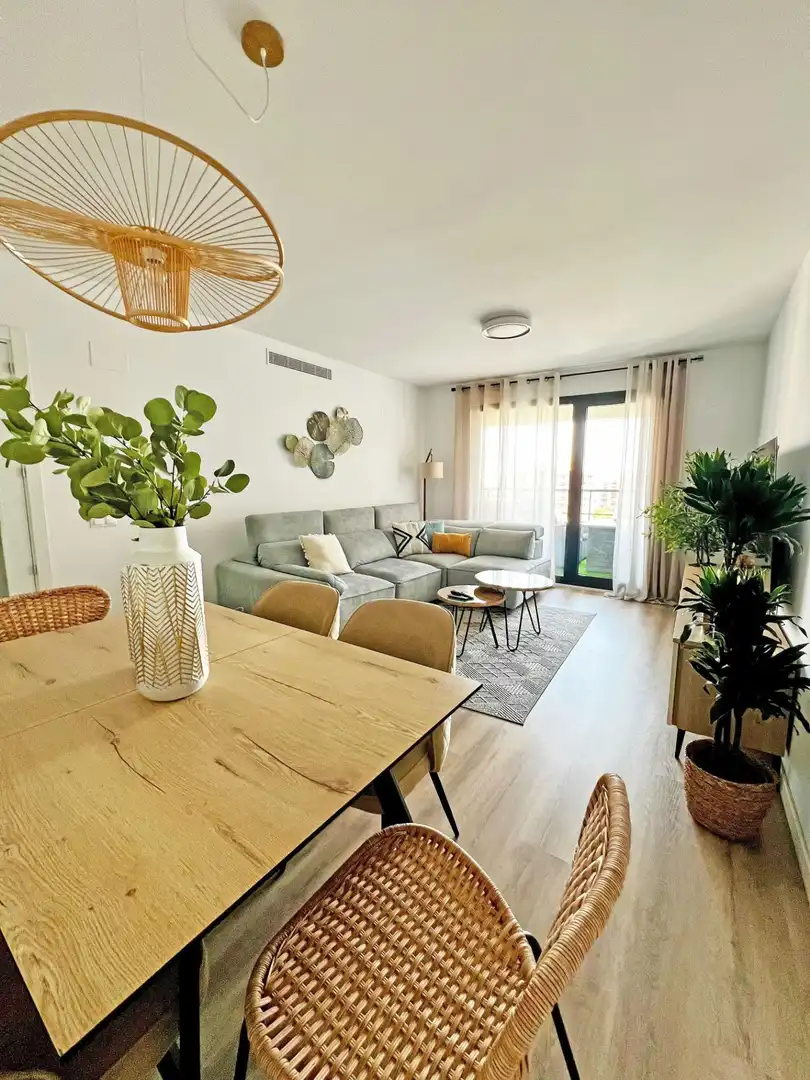 Sala de estar de Apartamento en venta en Valencia con Calefacción, Jardín privado y Terraza