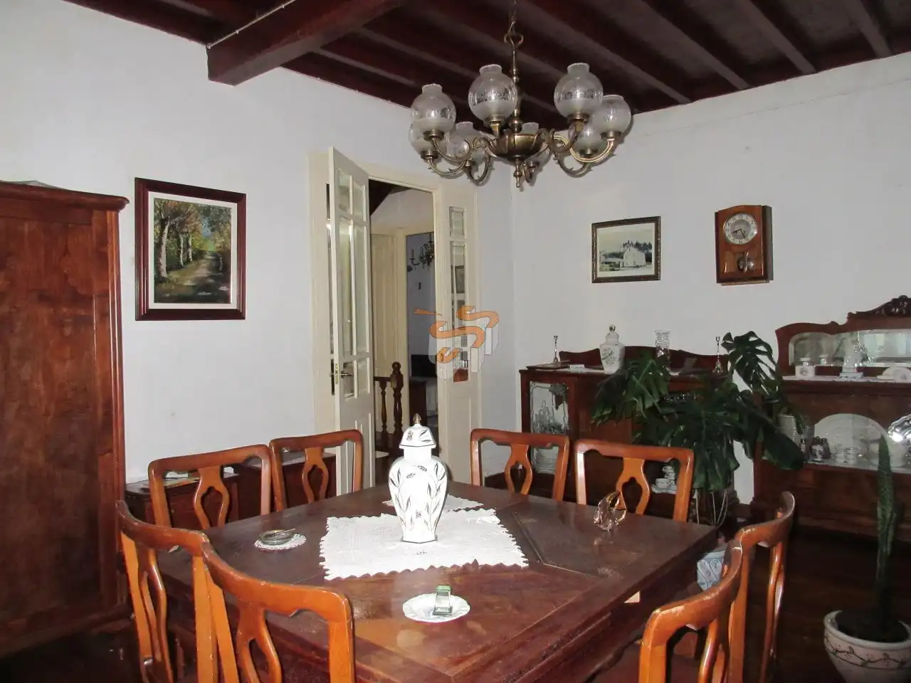 Comedor de Finca rústica en venta en Cerdido con Jardín privado, Trastero y Amueblado