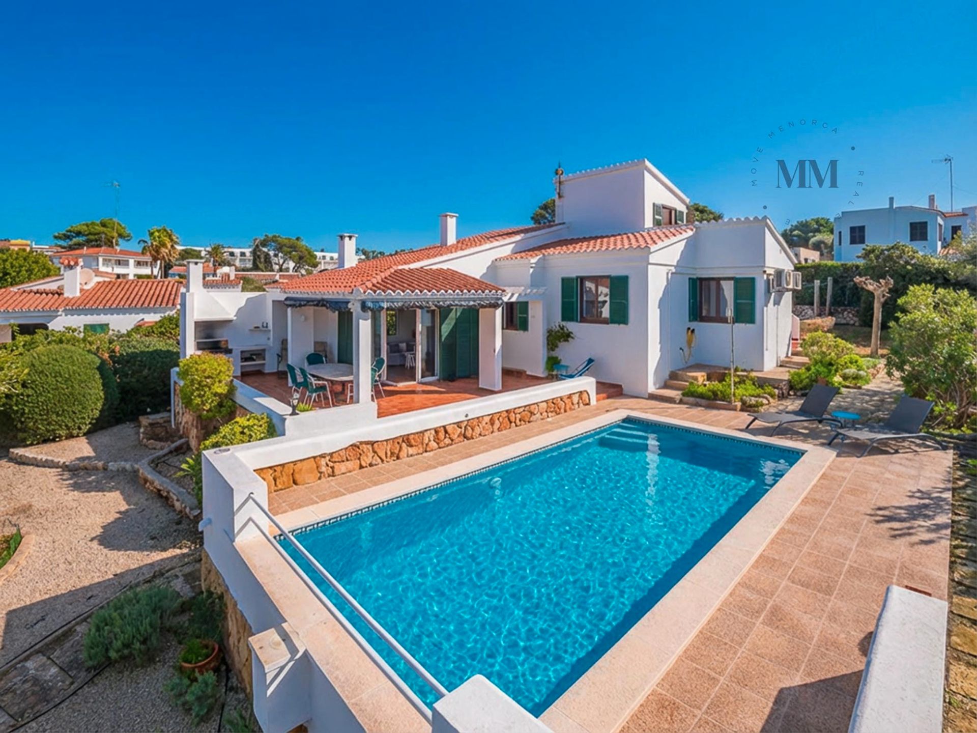 Vista exterior de Casa o xalet en venda en Maó - Mahón amb Aire condicionat, Calefacció i Jardí privat