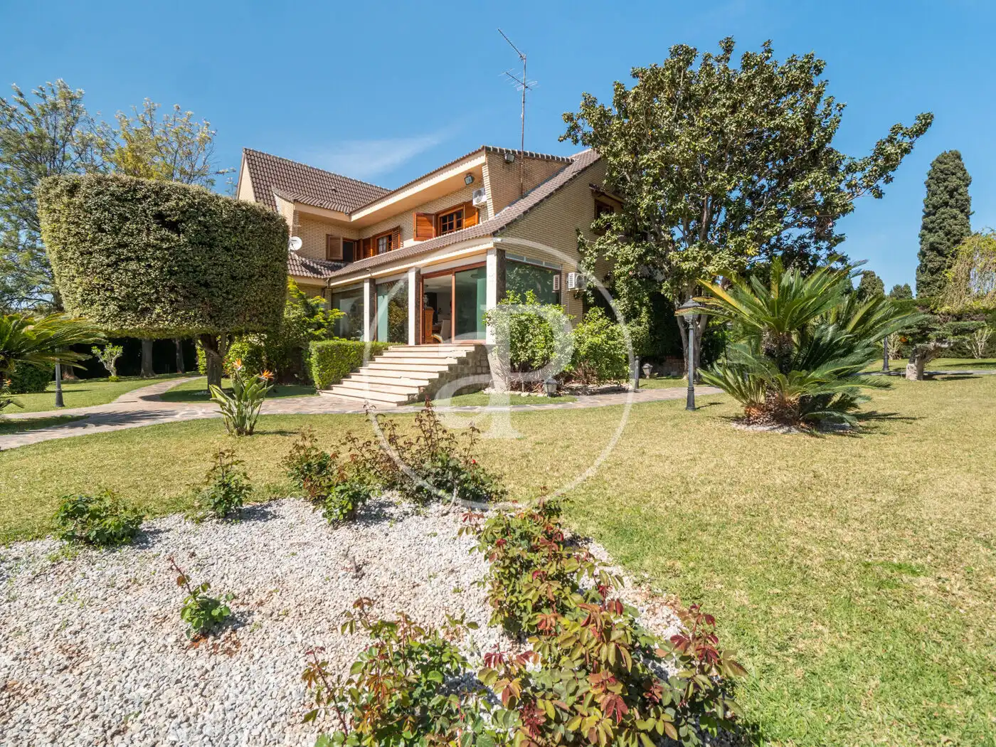 Jardín de Casa o chalet en venta en Godella con Aire acondicionado, Calefacción y Jardín privado