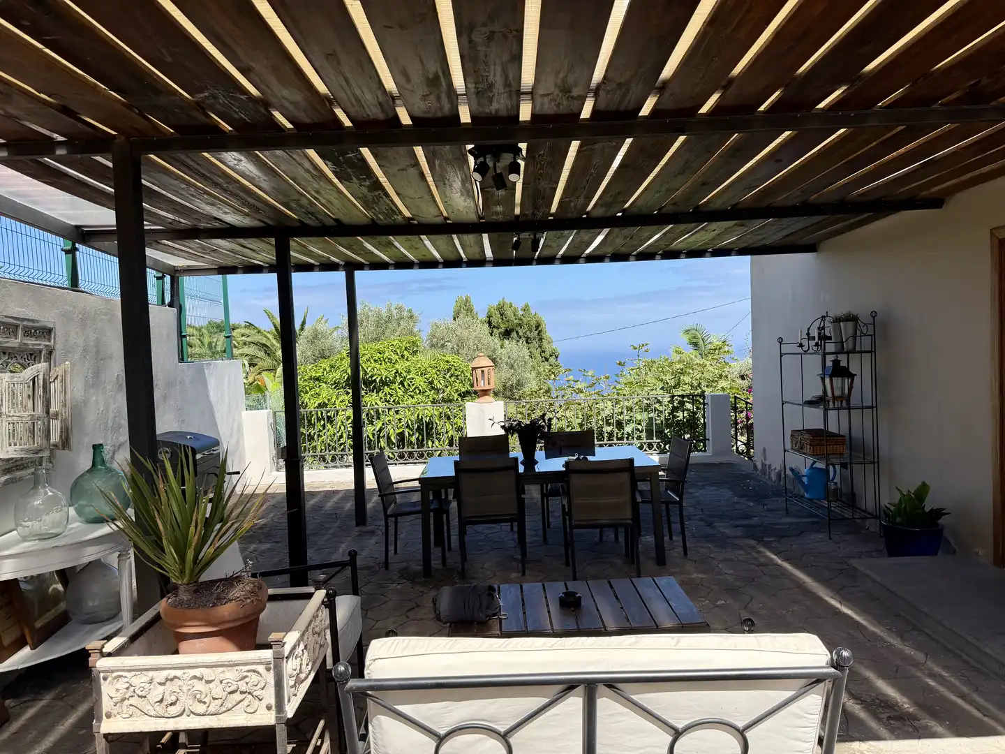 Terraza de Casa o chalet de alquiler en Tacoronte con Aire acondicionado, Jardín privado y Terraza
