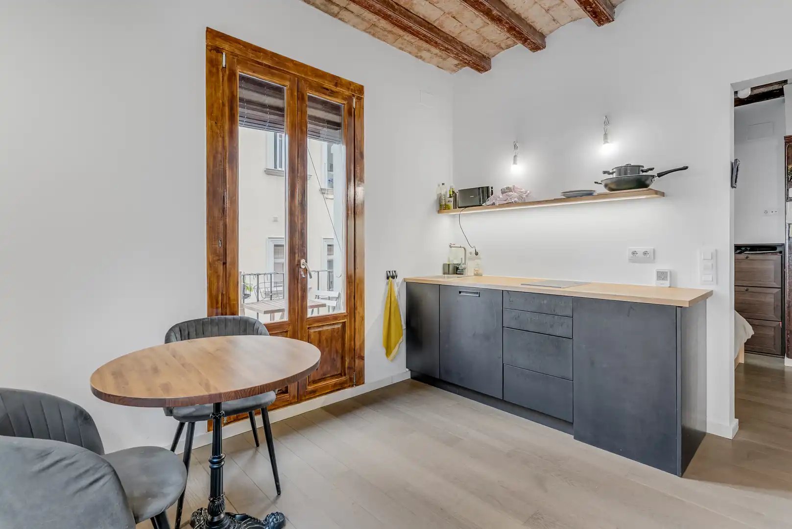 Kitchen of Flat for sale in Barcelona  with Balcony