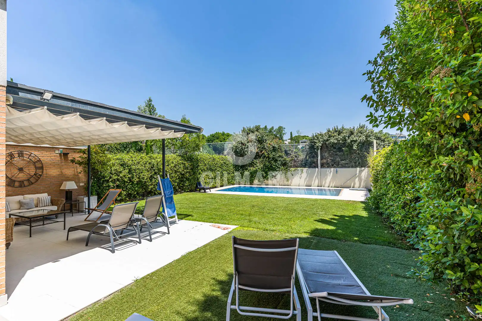 Garden of Detached homes for sale in Madrid  with Heating, Private garden and Swimming Pool