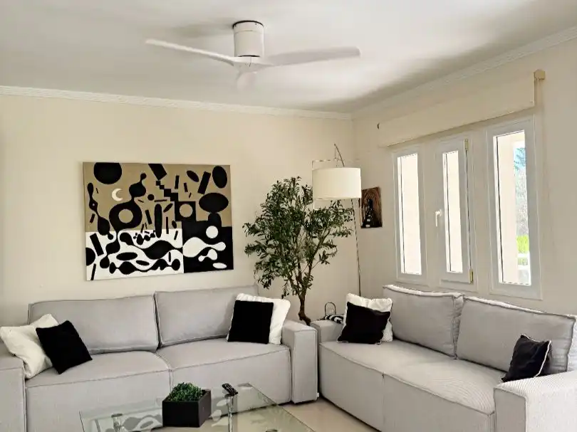 Sala de estar de Casa o chalet de alquiler en El Verger con Aire acondicionado, Terraza y Amueblado