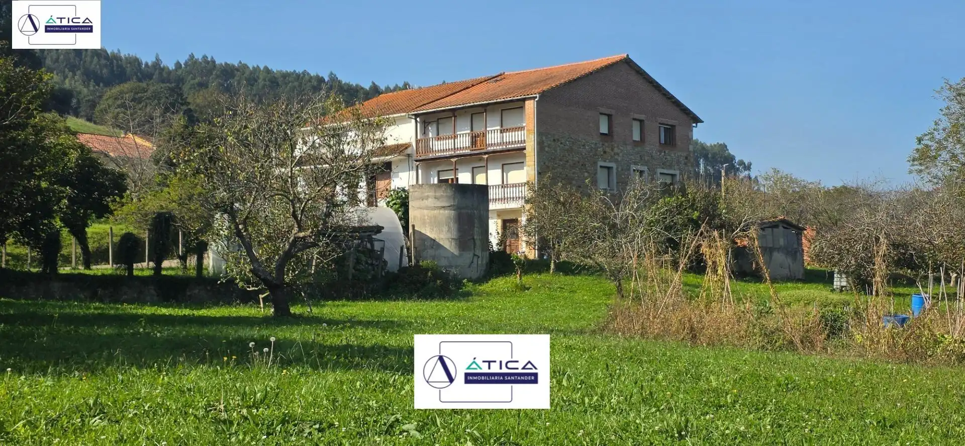 Vista exterior de Casa adosada en venta en Bárcena de Cicero con Jardín privado, Amueblado y Balcón