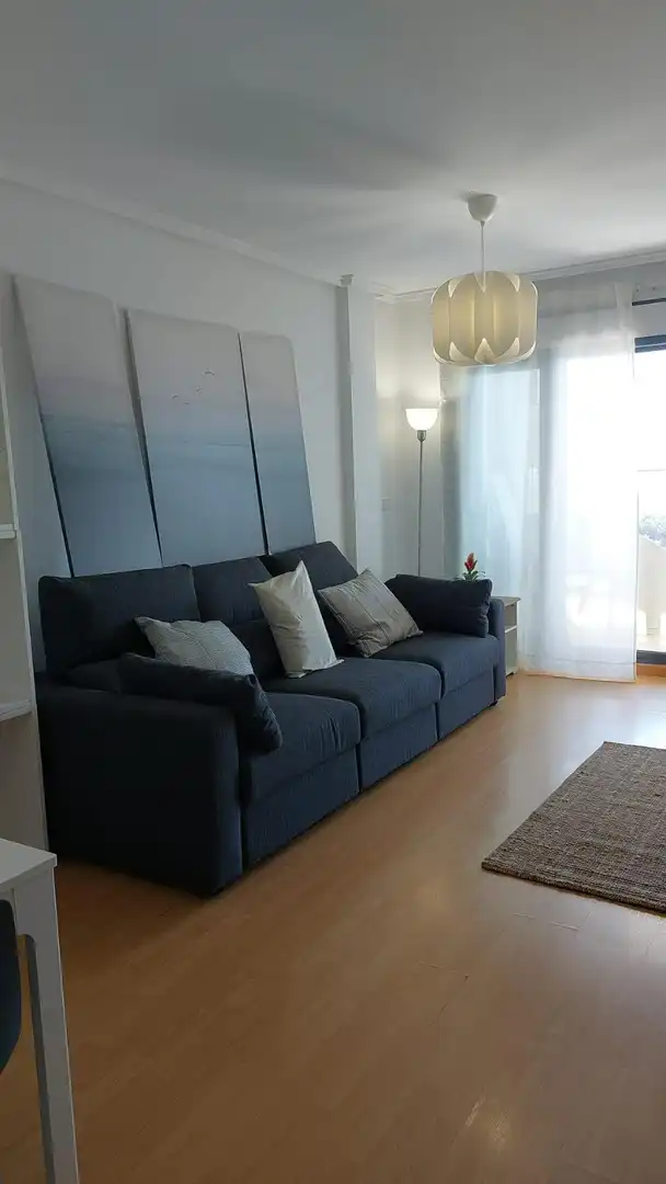 Wohnzimmer von Wohnung zur Miete in Alicante / Alacant mit Klimaanlage, Heizung und Terrasse
