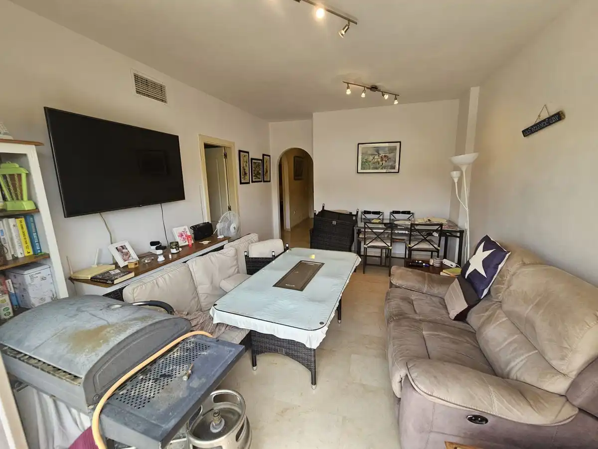 Sala de estar de Apartamento en venta en Mijas con Aire acondicionado, Calefacción y Terraza