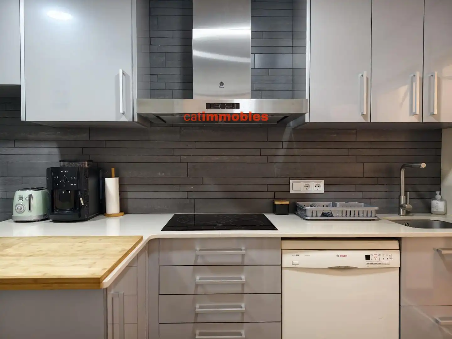 Kitchen of Duplexes for sale in Sant Cugat del Vallès  with Air Conditioner, Heating and Terrace