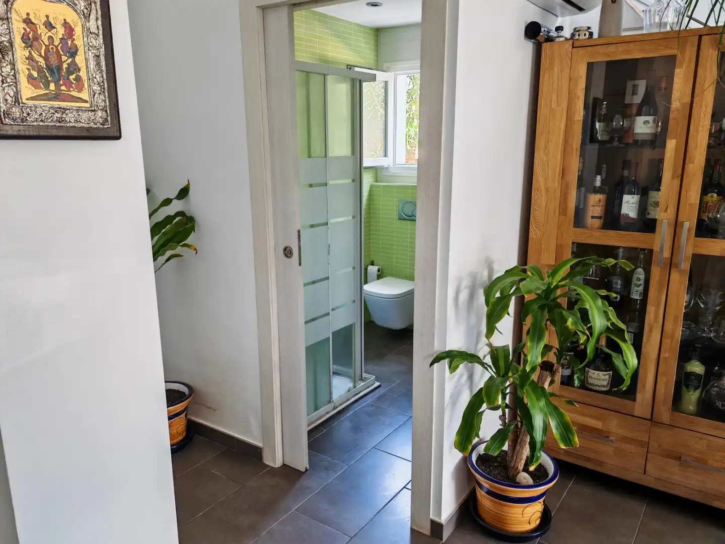 Bany de Casa o xalet en venda en Calpe / Calp amb Aire condicionat, Calefacció i Jardí privat