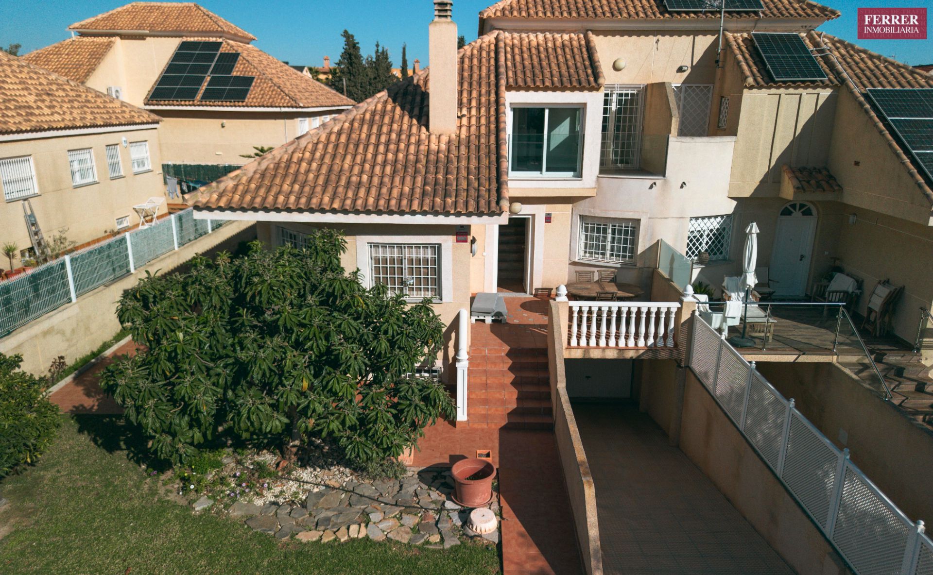 Garden of House or chalet for sale in Cartagena  with Air Conditioner, Private garden and Parquet flooring