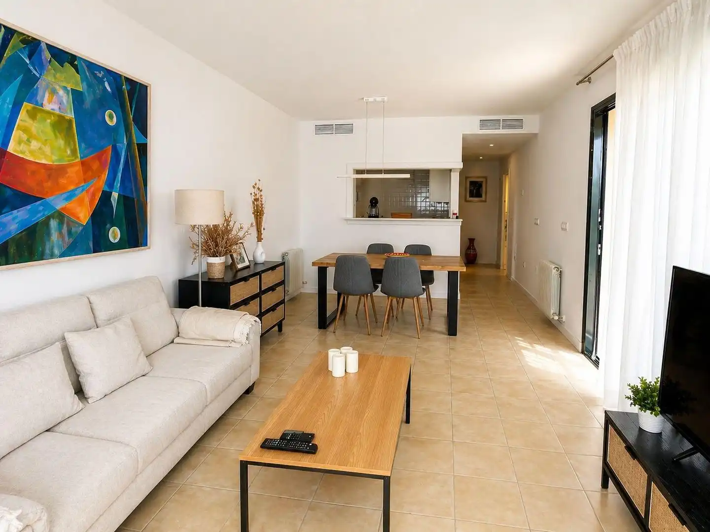 Sala d'estar de Casa o xalet en venda en Murcia amb Aire condicionat, Calefacció i Jardí privat