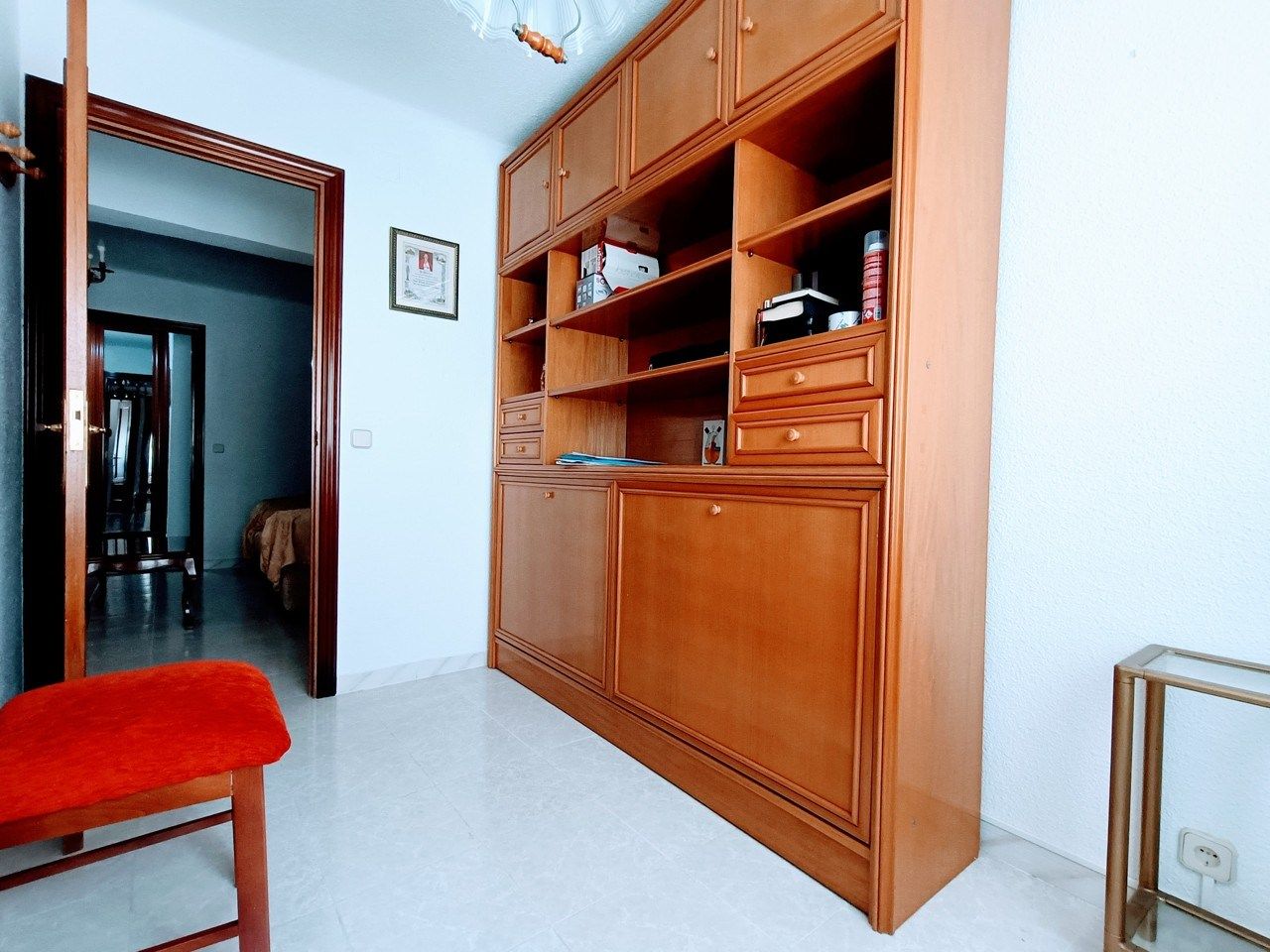 Bedroom of Flat to rent in  Madrid Capital  with Furnished, Oven and Washing machine