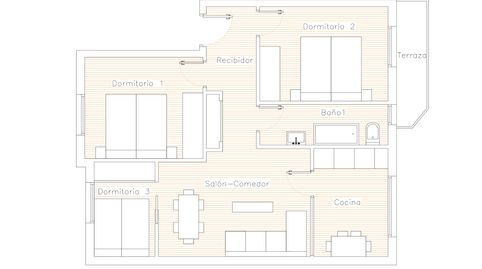 Foto 2 de Piso en venta en Avenida Beato Tomás de Zumárraga, Txagorritxu, Vitoria - Gasteiz