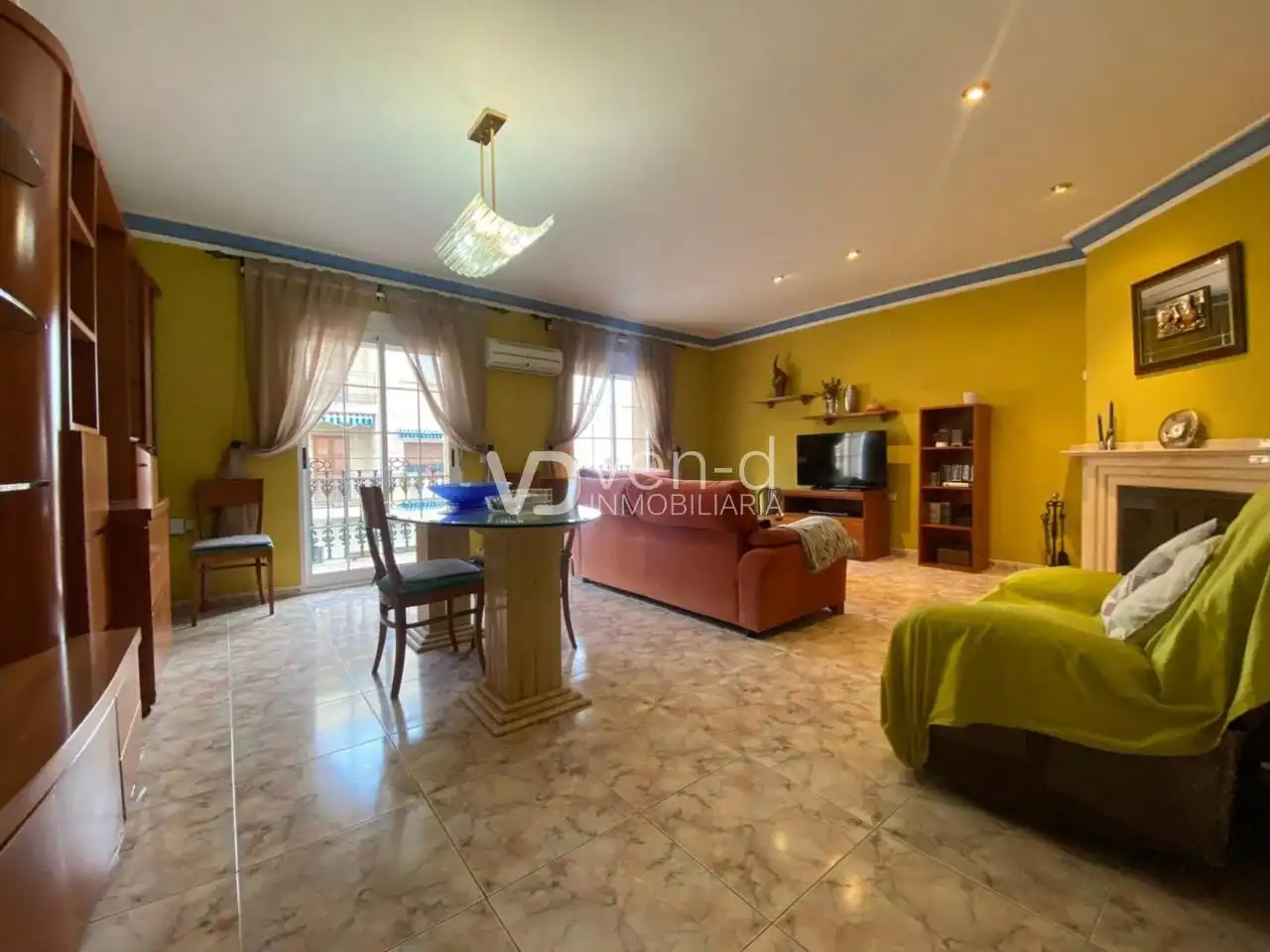 Sala de estar de Casa o chalet en venta en Anna con Aire acondicionado y Terraza