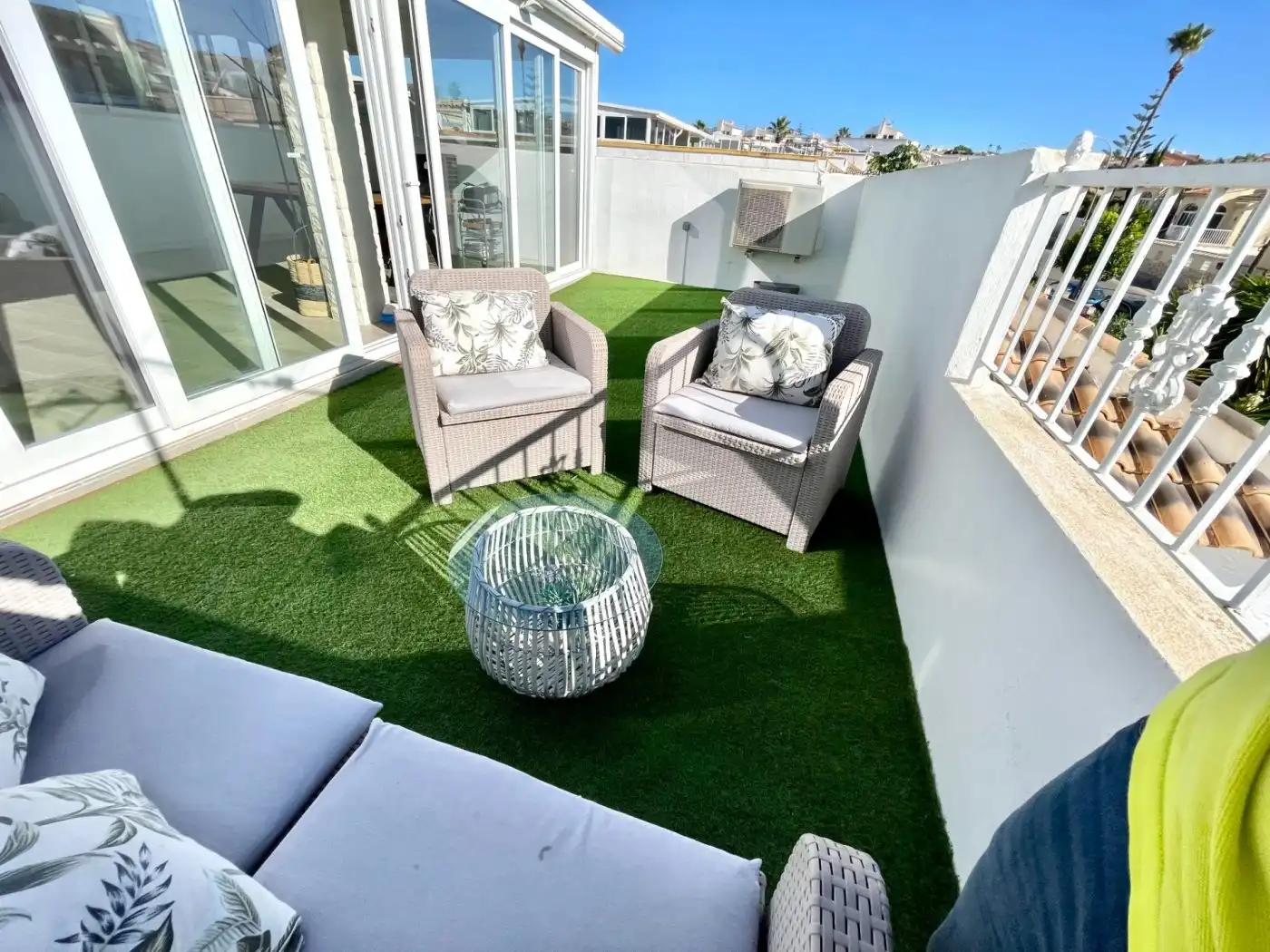 Terrace of Houses for rent in San Fulgencio  with Air Conditioner, Heating and Private garden